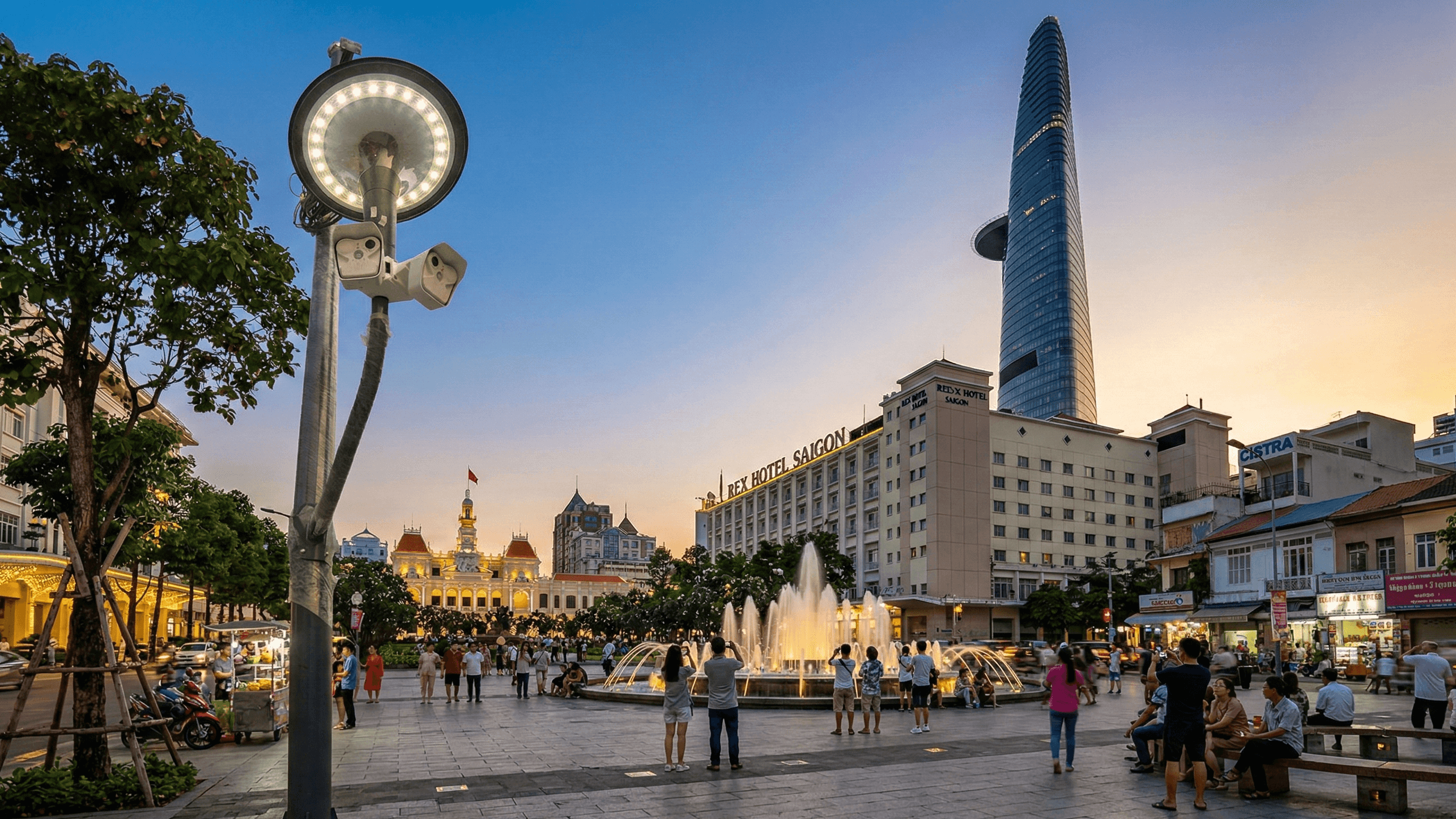 Nguyen Hue Street Security System